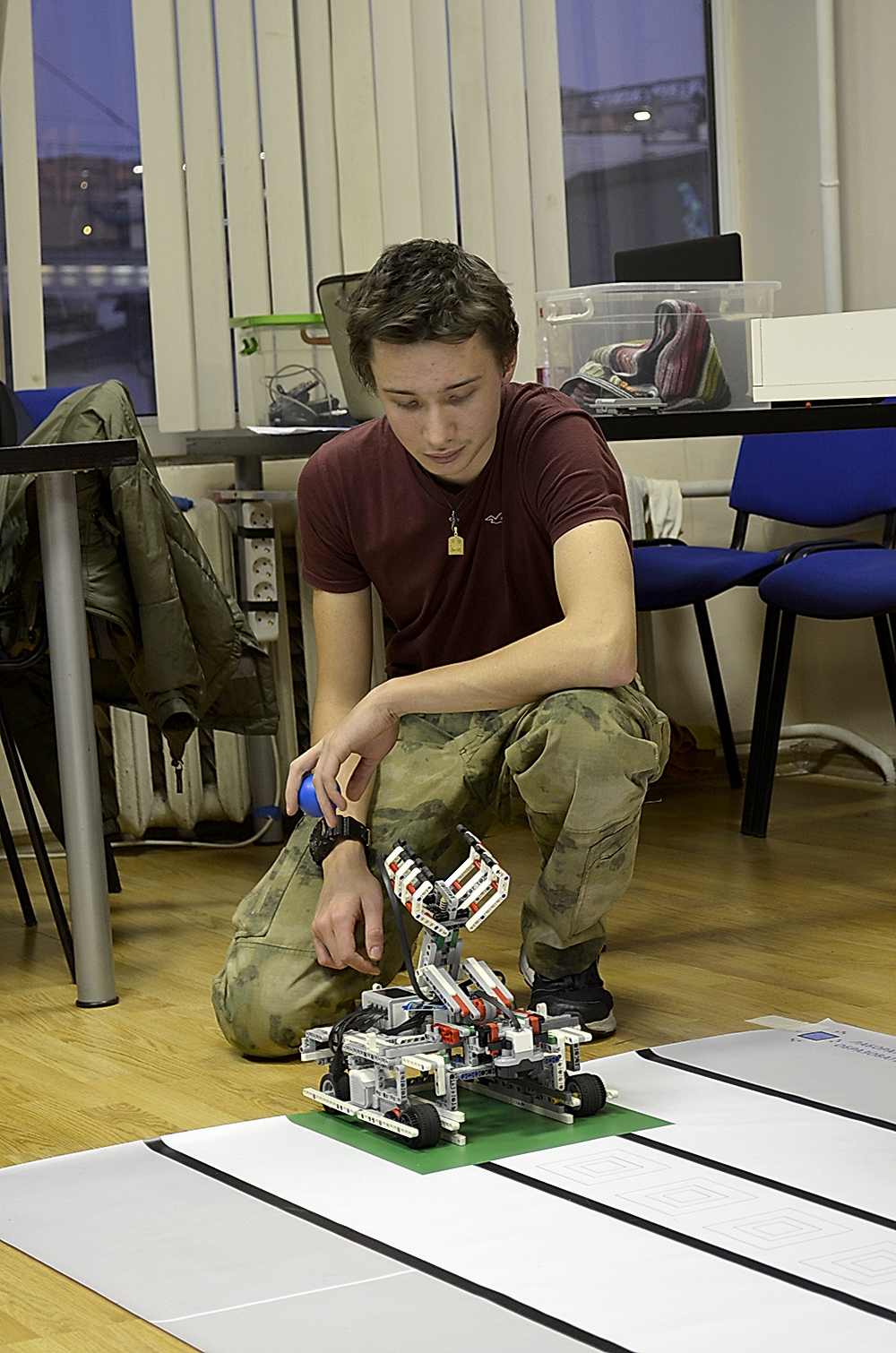 Олимпиада ЦПМ по робототехнике в Робоцентре Полигон. Старшая категория